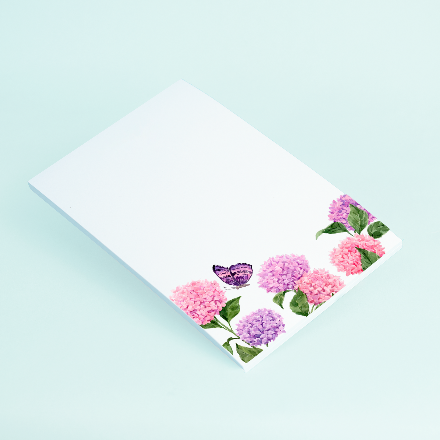 Hydrangea Notepad