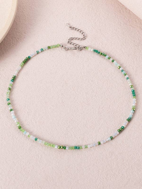 Blue Beaded Necklace