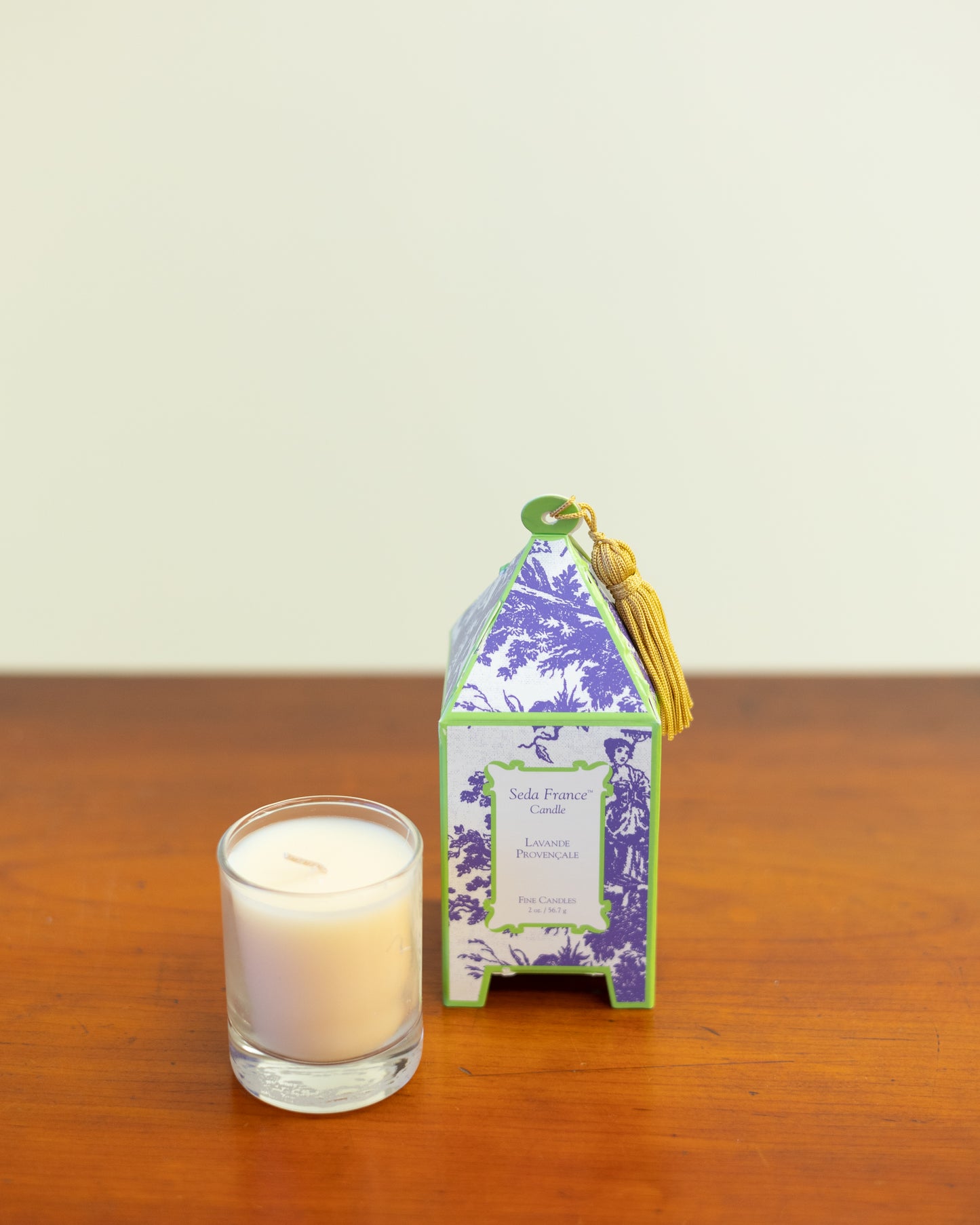 Lavande Provencale Toile Mini Candle