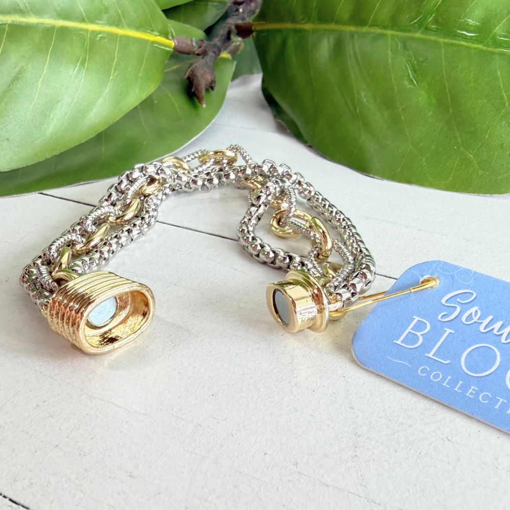 Sutton Mixed Metal Bracelet