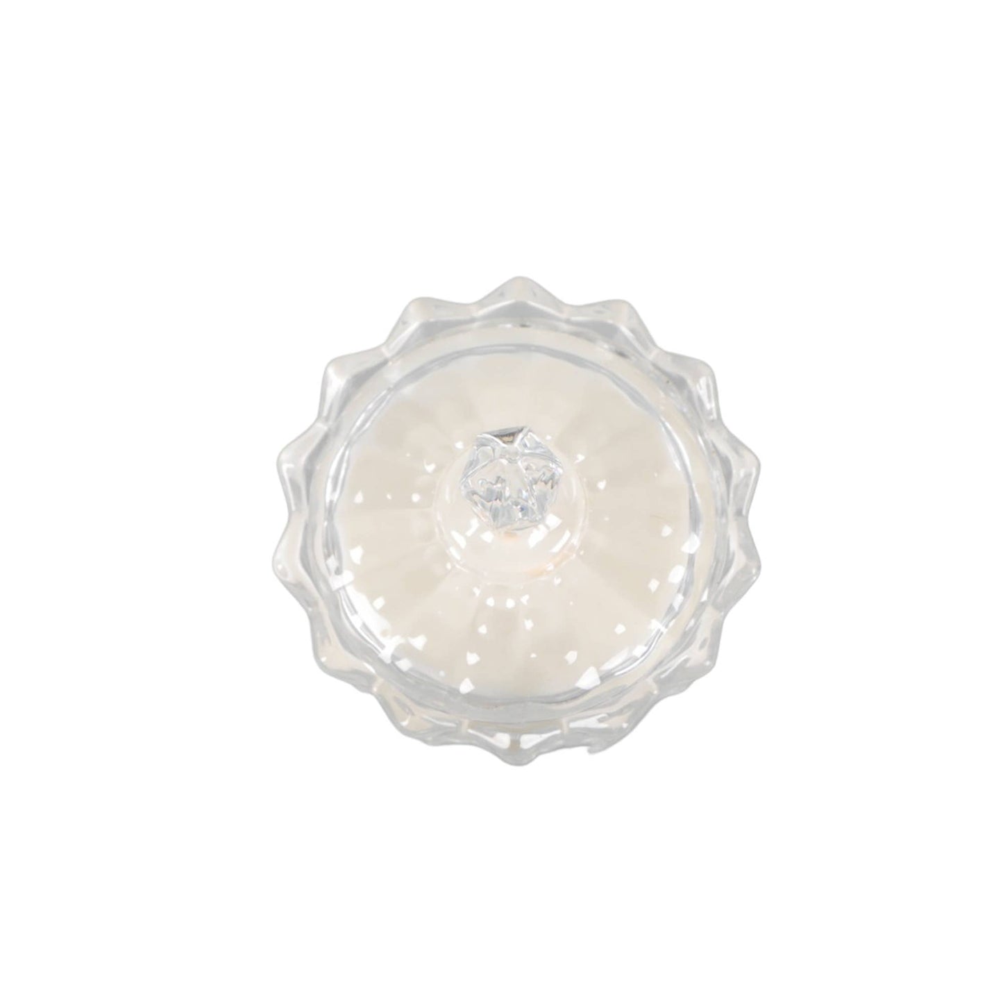 Hobnail Glass Candle