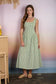 Basque Midi Dress