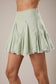 Green Mini Skort