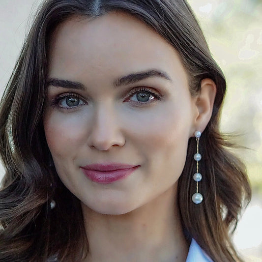 Audrey Pearl Earrings