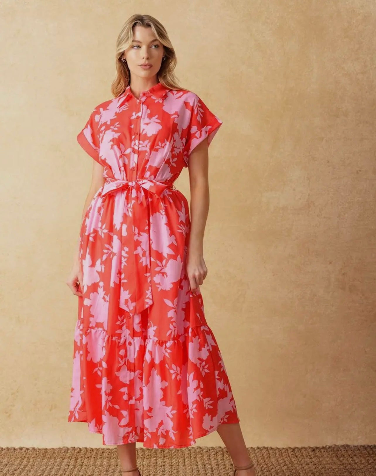Woven Midi Dress