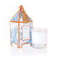 French Tulip Toile Mini Candle