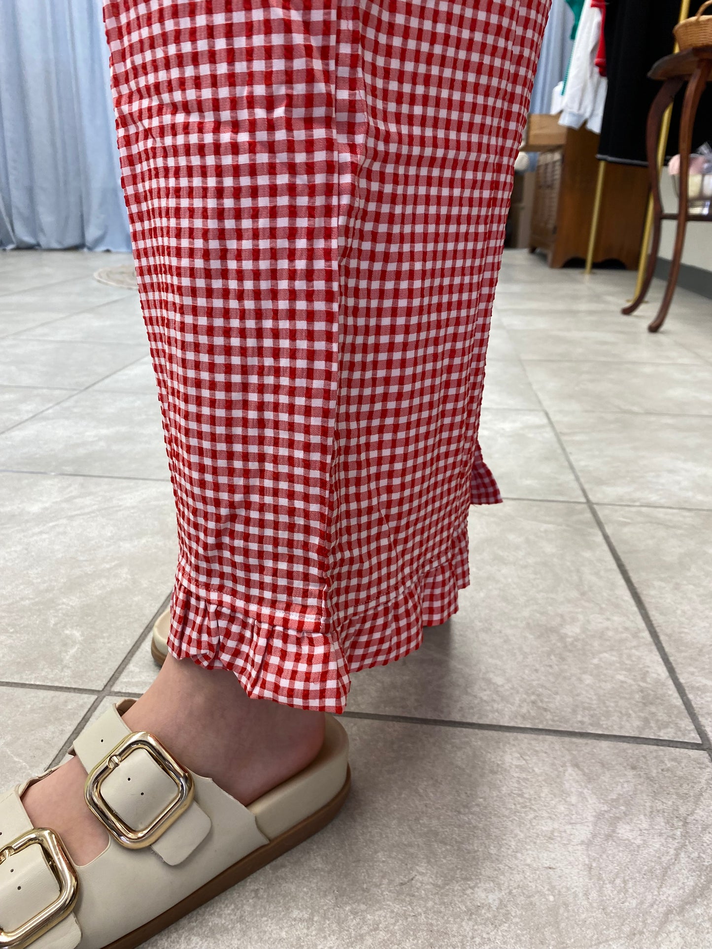 Gingham Pants
