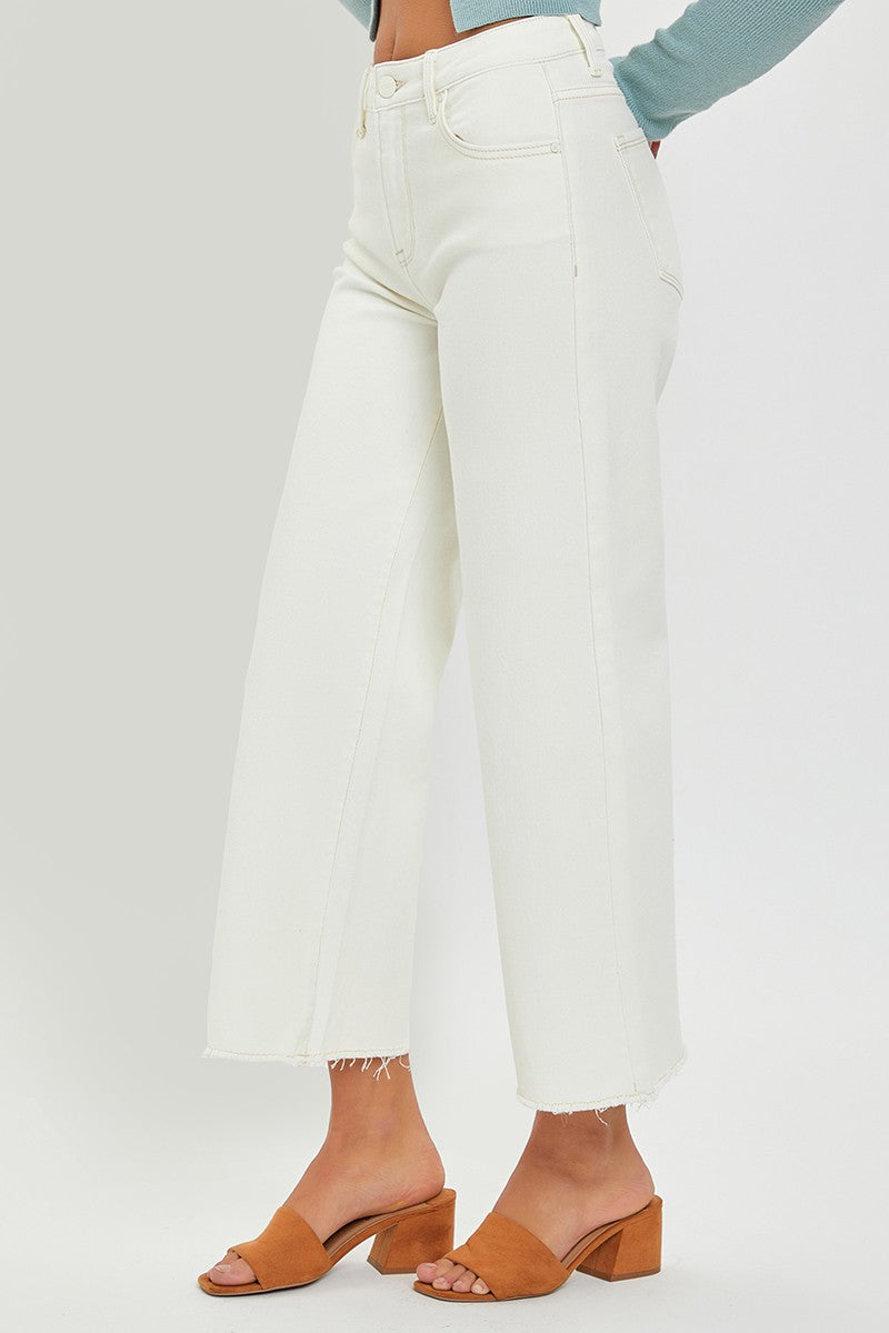 High Rise Cream Jean