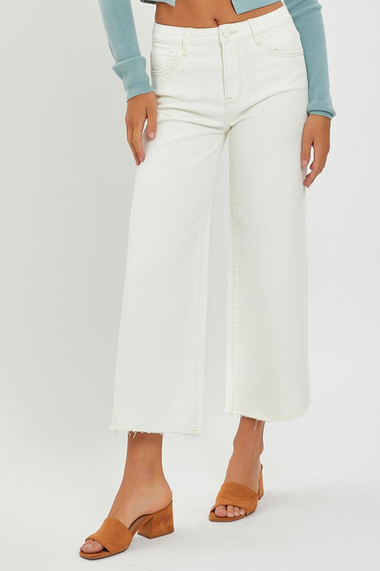 High Rise Cream Jean