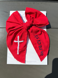 CCES 6” Red Bow