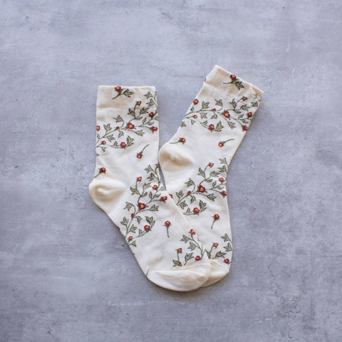 Lana Vintage Floral Sock