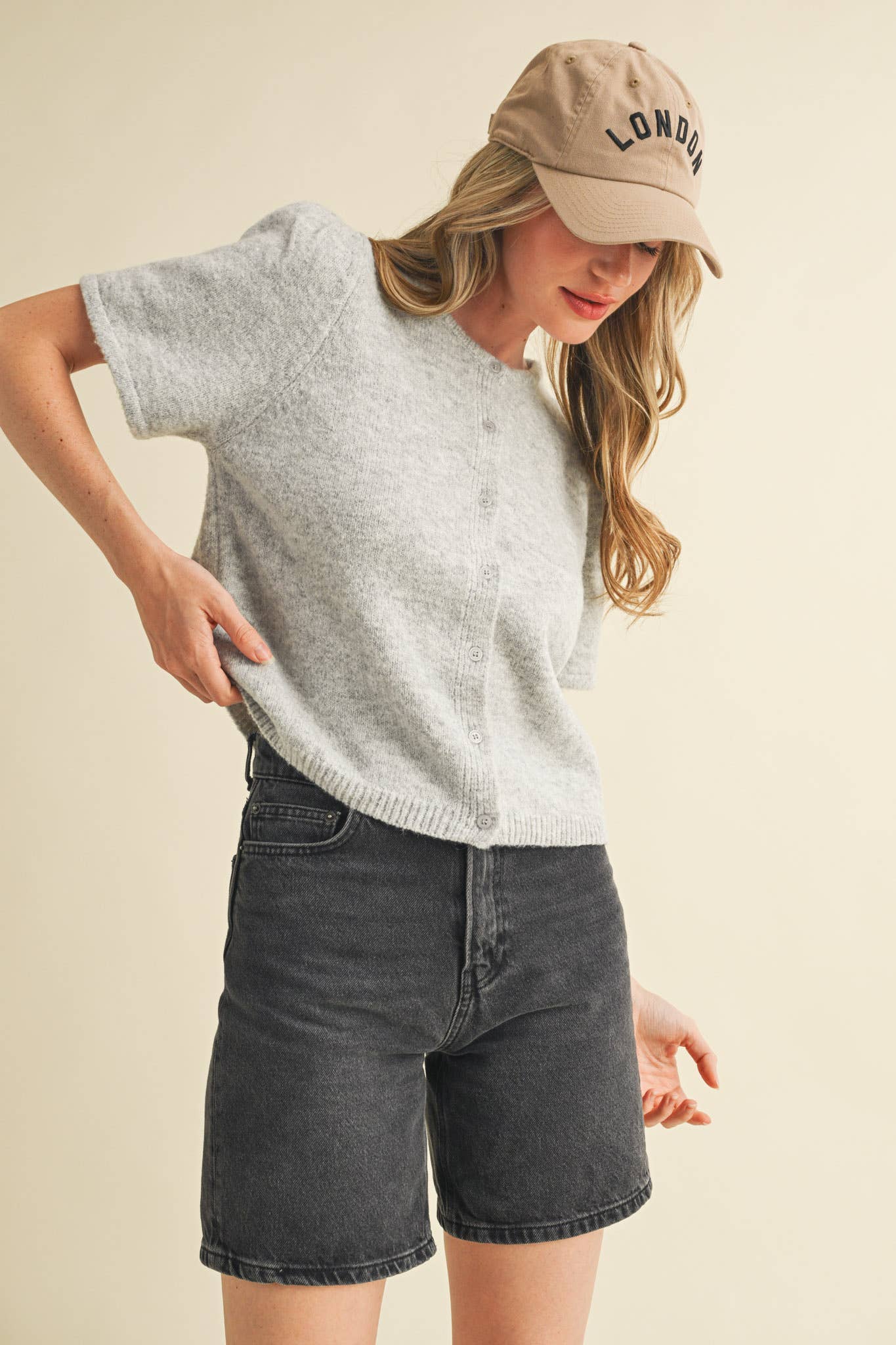 Short Sleeve Cardigan