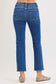 High Rise Crop Straight Jean