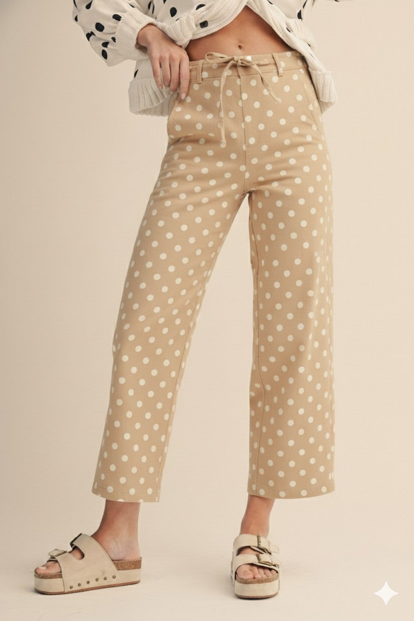 Vintage Polka Dot Pants