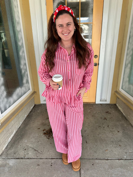 Stripe Pajama Set