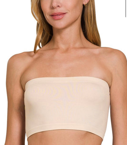 Beige Bandeau. 