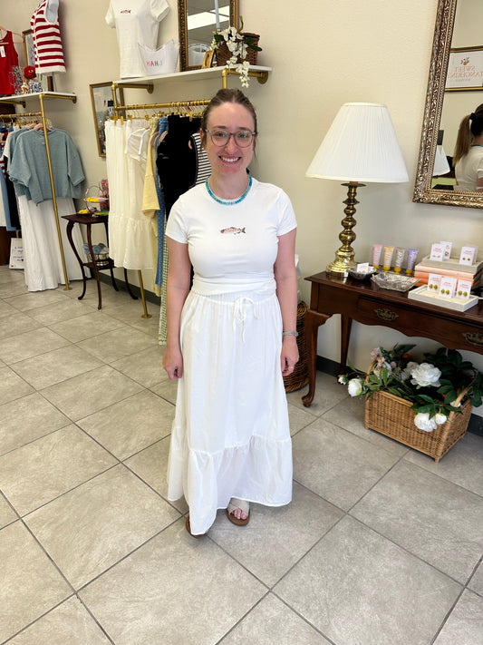 White Maxi Skirt