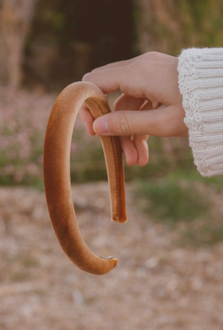 Tawny Velvet Headband