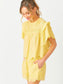 Flutter Sleeve Eyelet Top