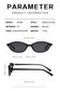 Minimalist Oval Sunglasses