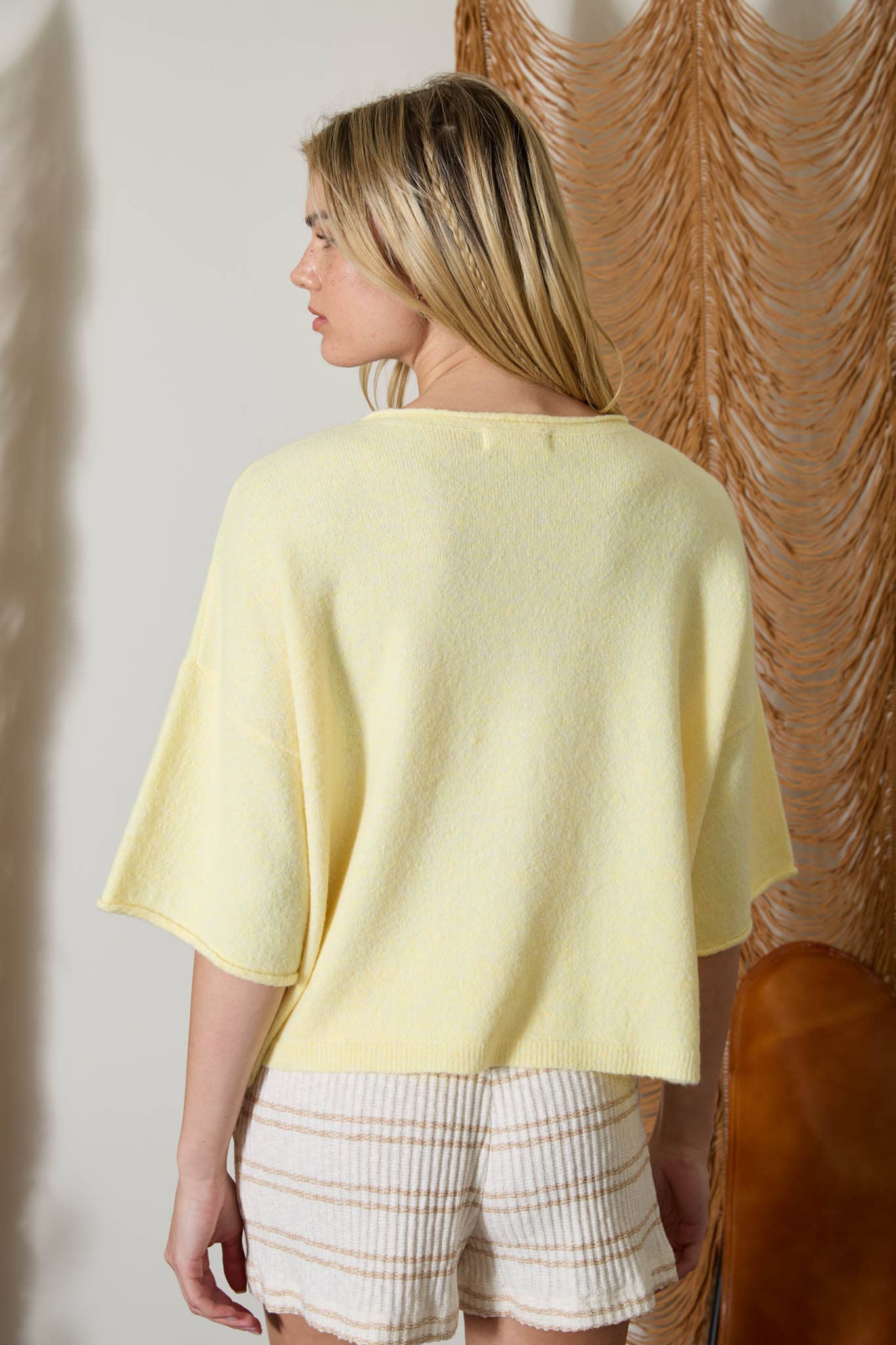 Butter Yellow Cardigan