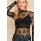 Black Lace Top