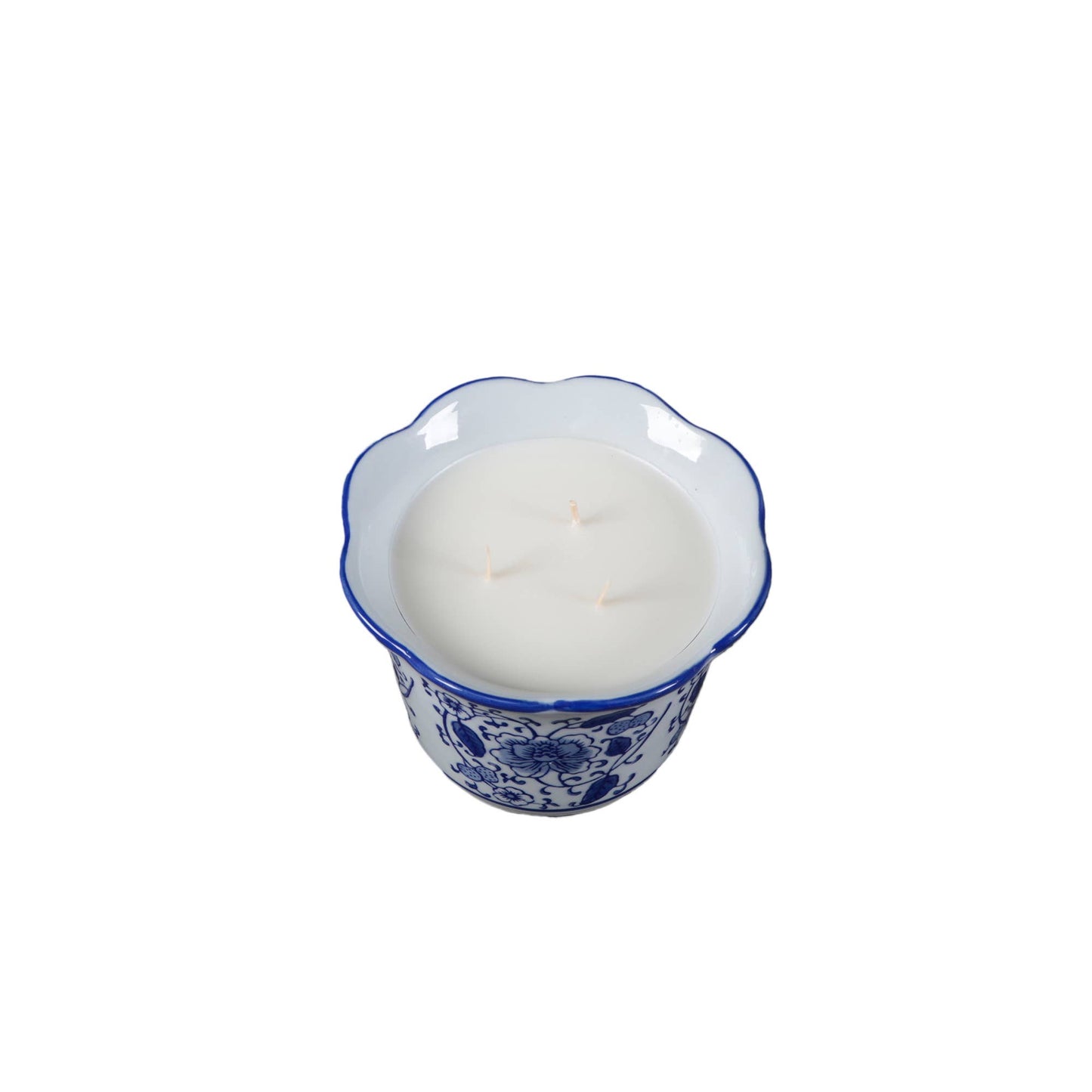 Chinoiserie Ceramic Candle