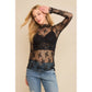 Black Lace Top