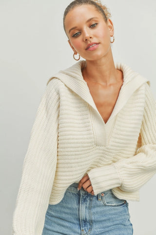 Drama V Neck Sweater