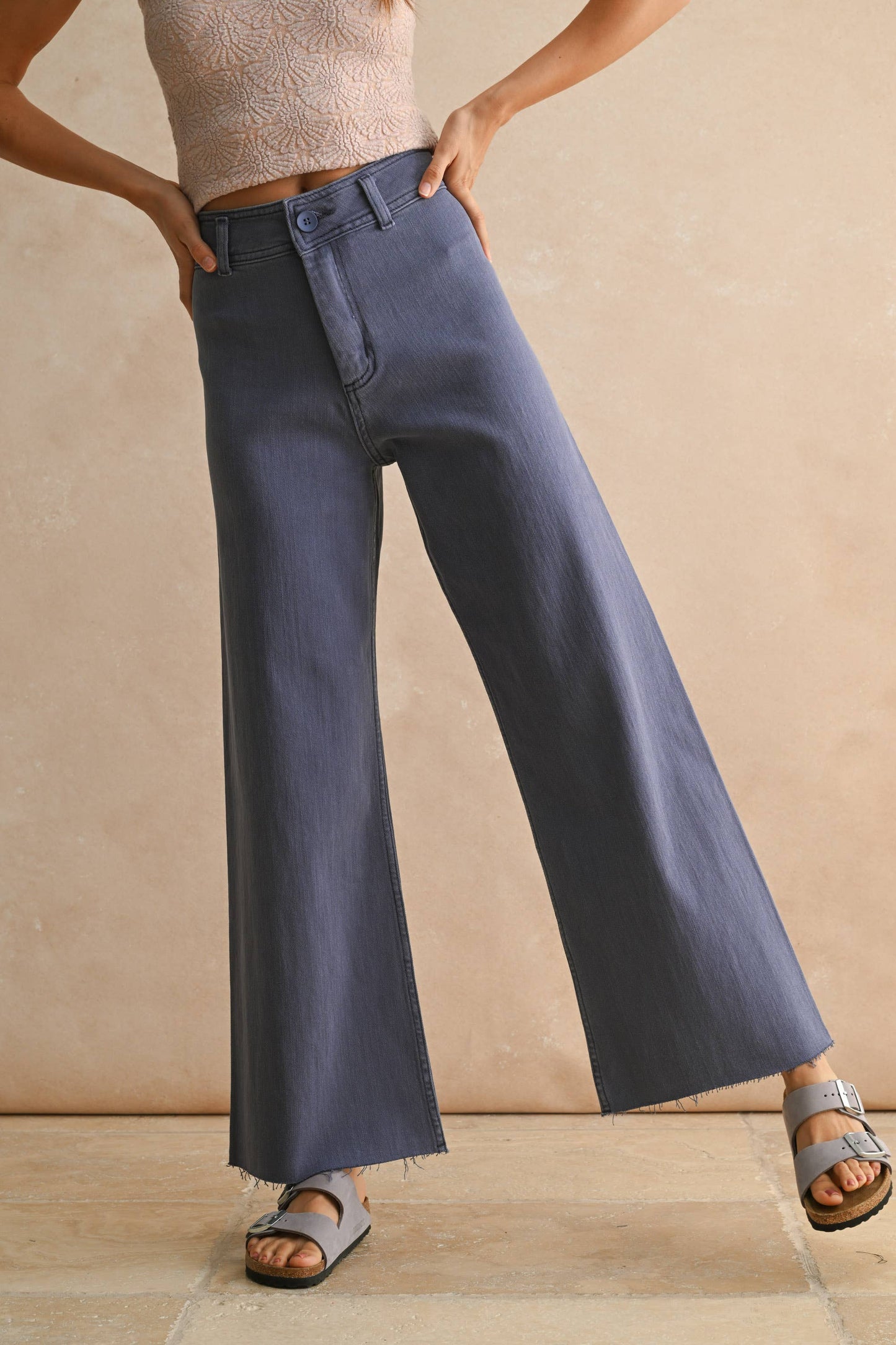 Navy Taylor Pant