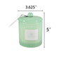 Green Hobnail Candle – Eucalyptus Mint
