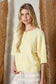 Butter Yellow Cardigan