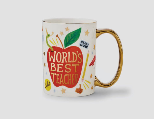 World's Best Teacher Porcelain Mug