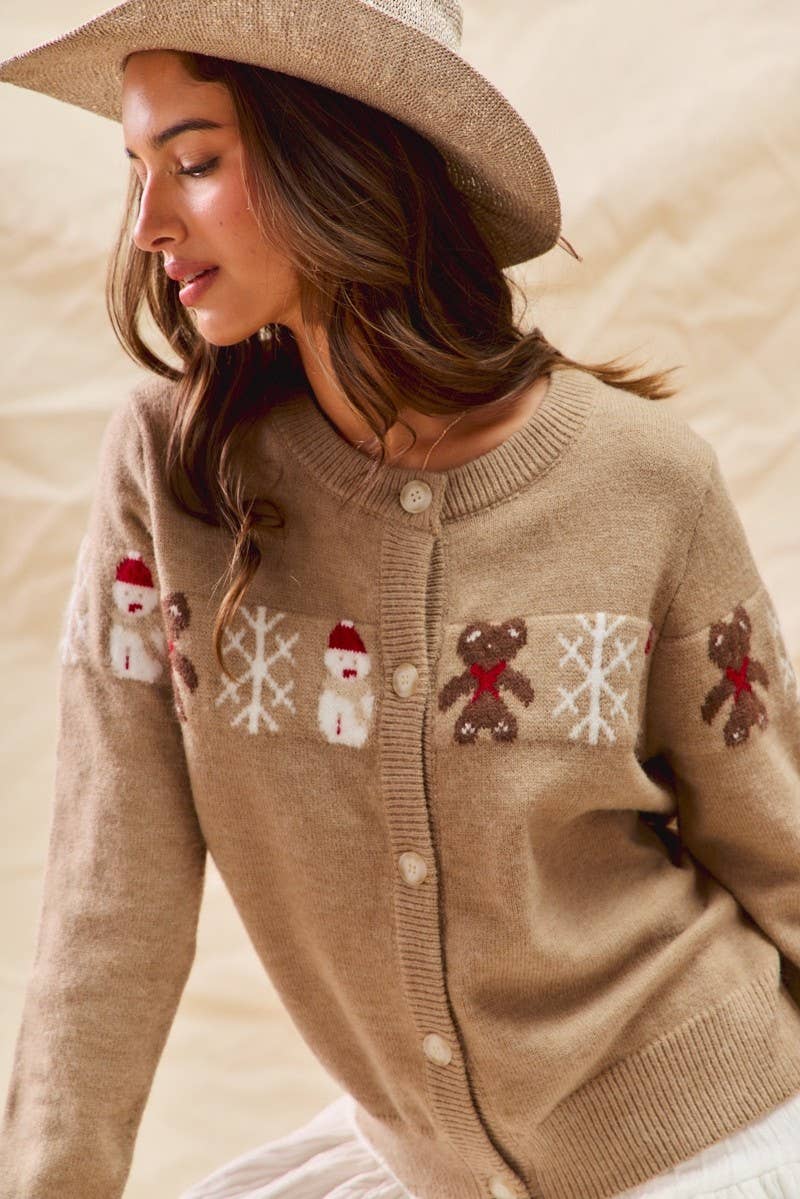 Snowman Cardigan