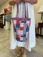Vintage Collage Bucket Americana Tote - Frilly So Special