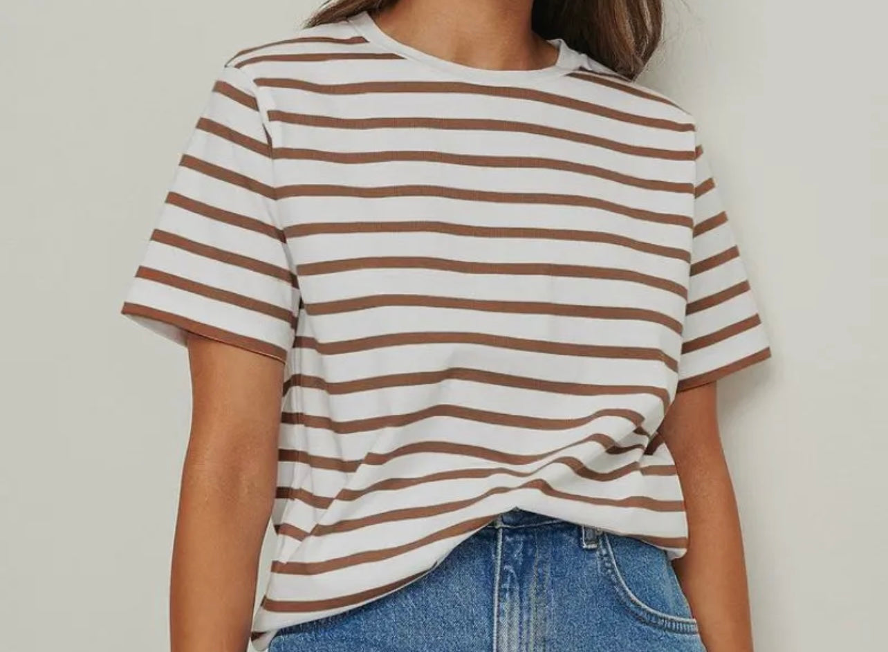 Stripe Short Sleeve Tee