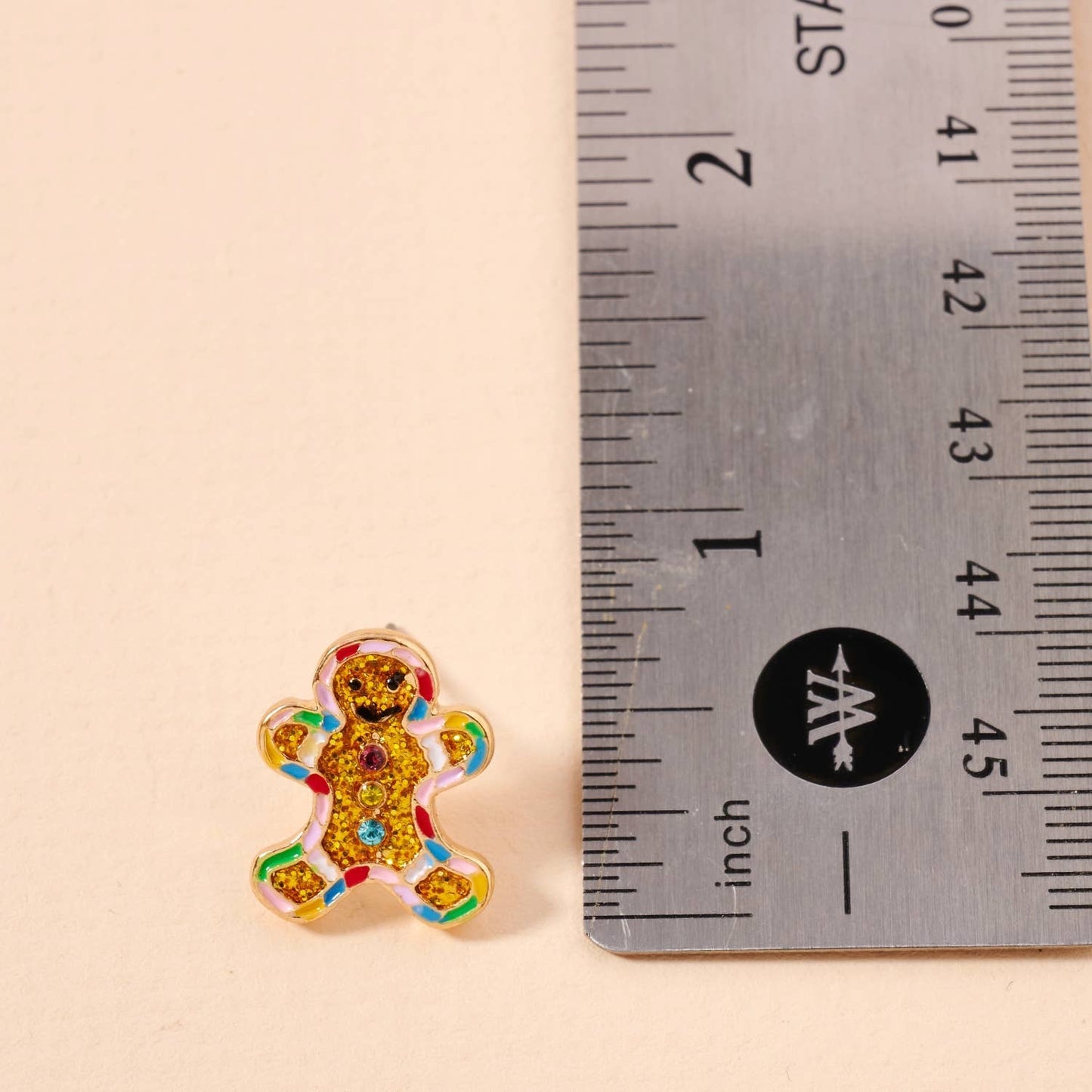 Gingerbread Man Studs