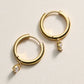 Gold Huggie Hoop