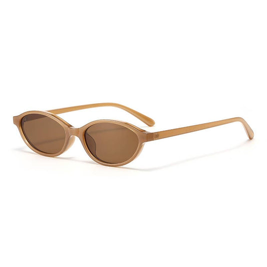 Minimalist Oval Sunglasses