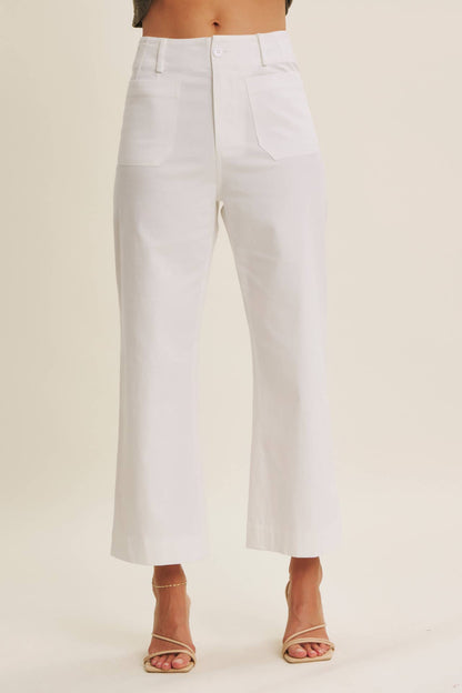 Linen Ankle Pants