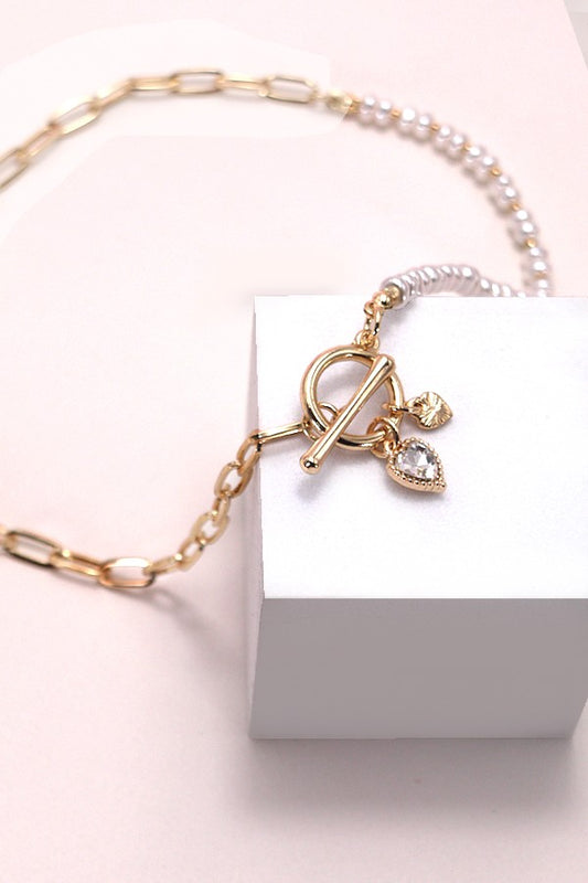 Pearl Heart Necklace