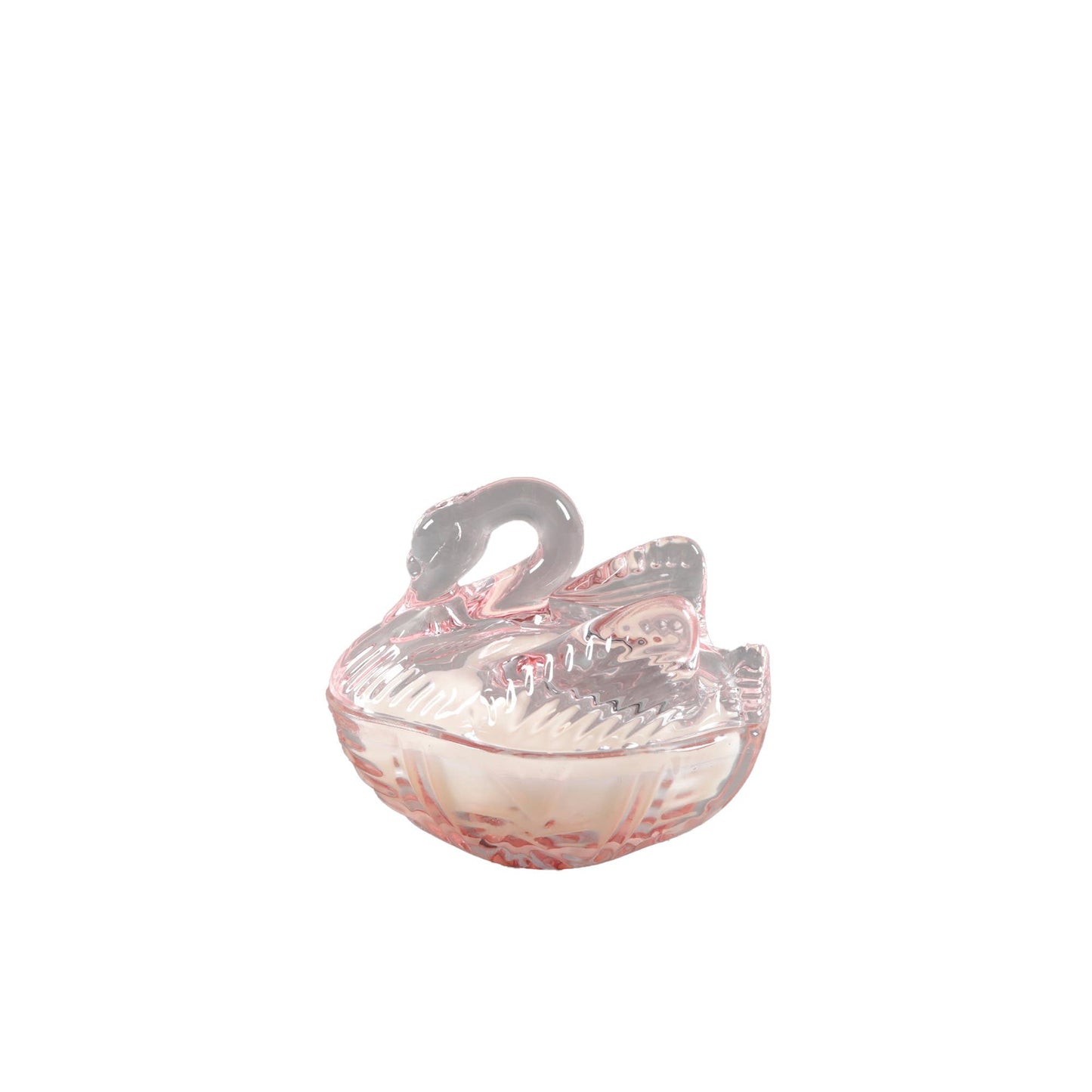 Glass Swan Candle
