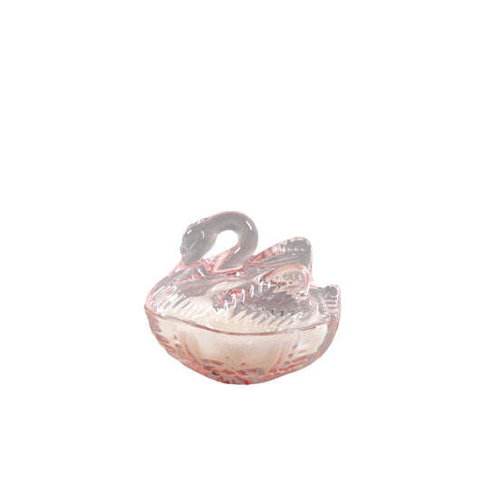 Glass Swan Candle