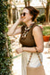 Brown Neck Scarf