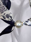 Floral Magnetic Scarf Necklace