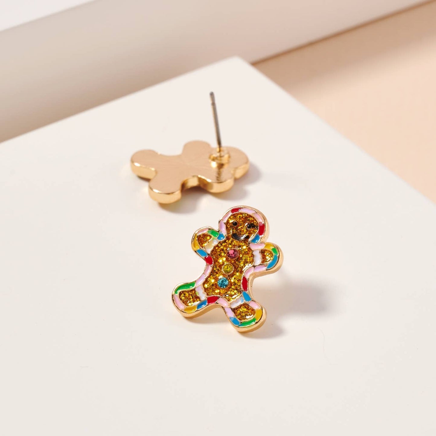Gingerbread Man Studs