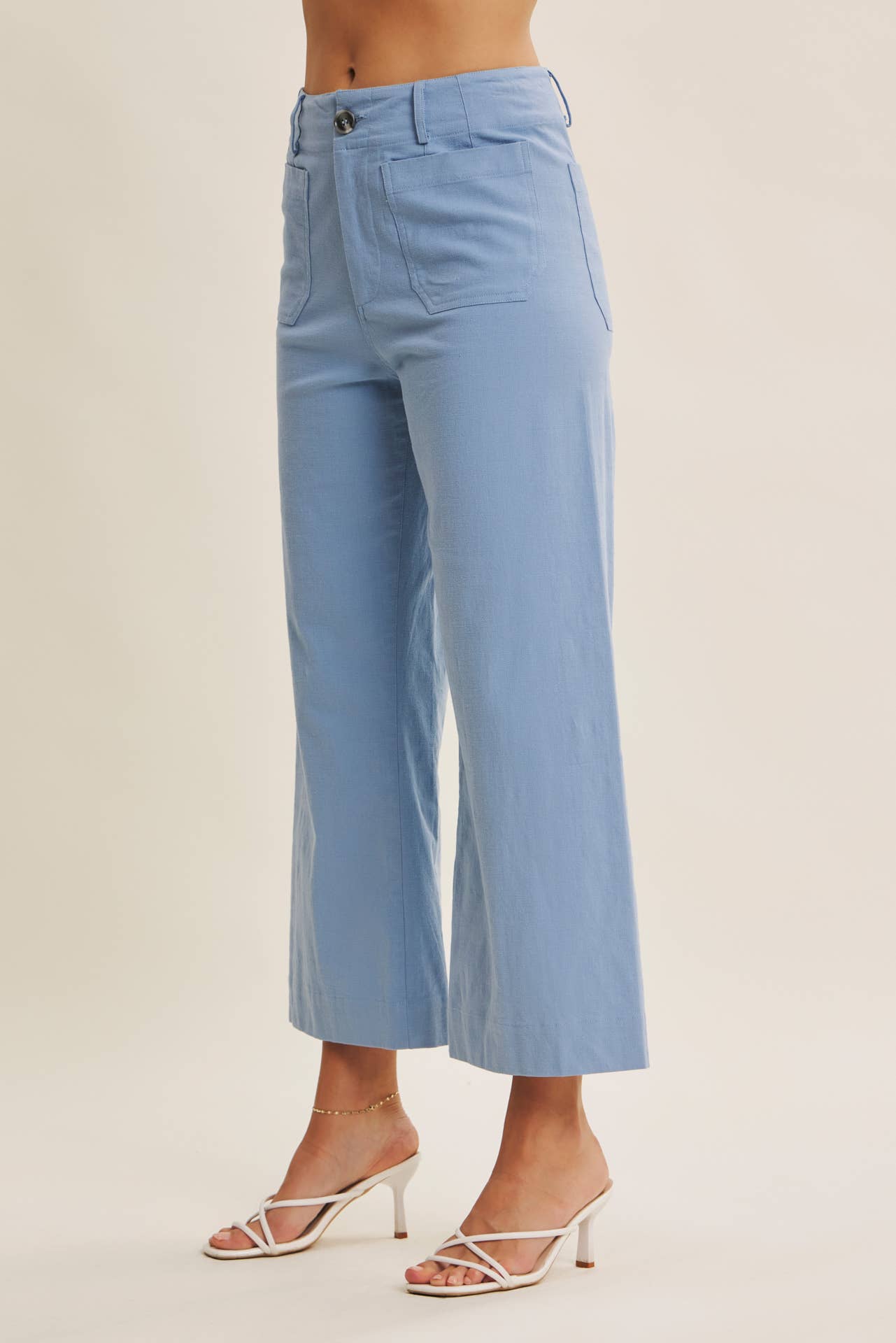Linen Ankle Pants