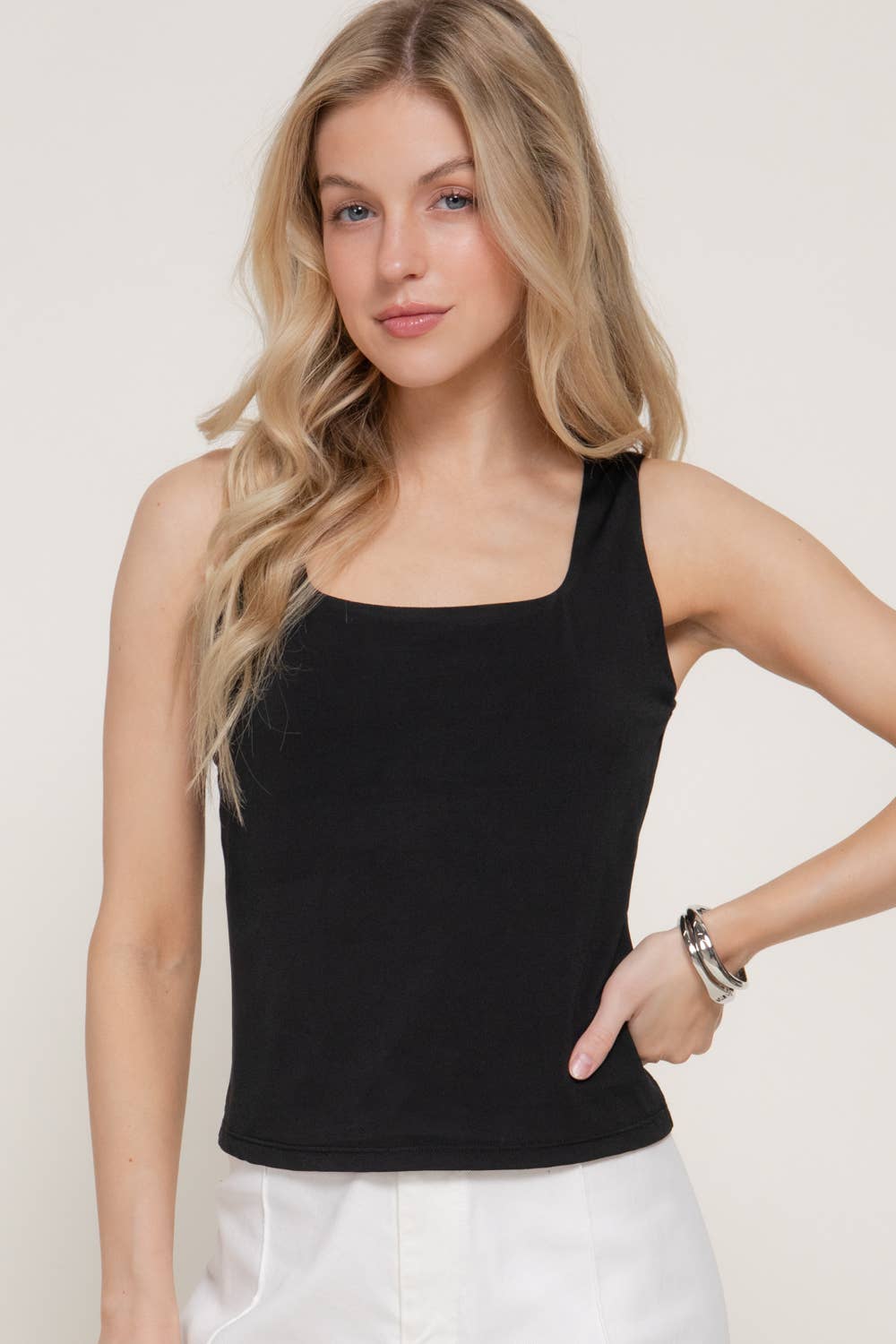 Double Layer Knit Top