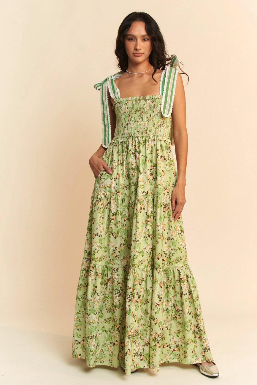 Garden Floral Maxi Dress