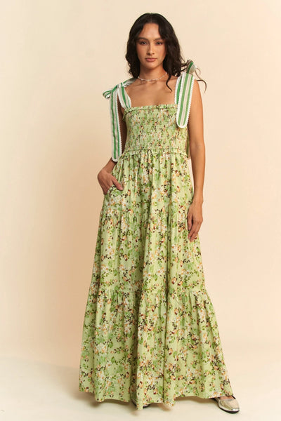 Garden Floral Maxi Dress